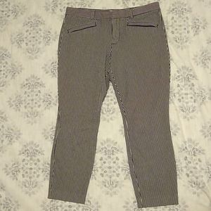 Gap Skinny Ankle Stripe Pants